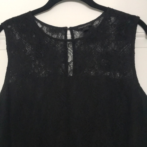 Banana Republic Black Lace Skater Dress - Picture 2 of 4